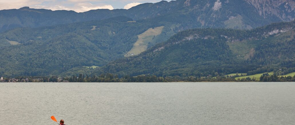 Wolfgangsee lake.