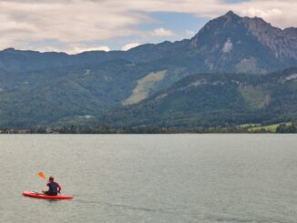 Wolfgangsee lake.